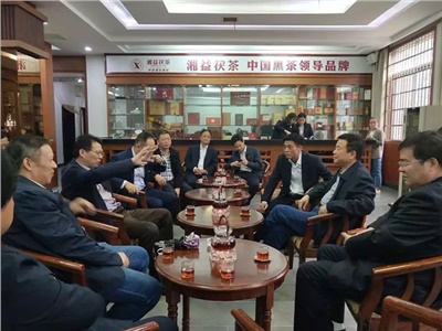 副省長(zhǎng)陳飛調(diào)研考察益陽茶廠有限公司